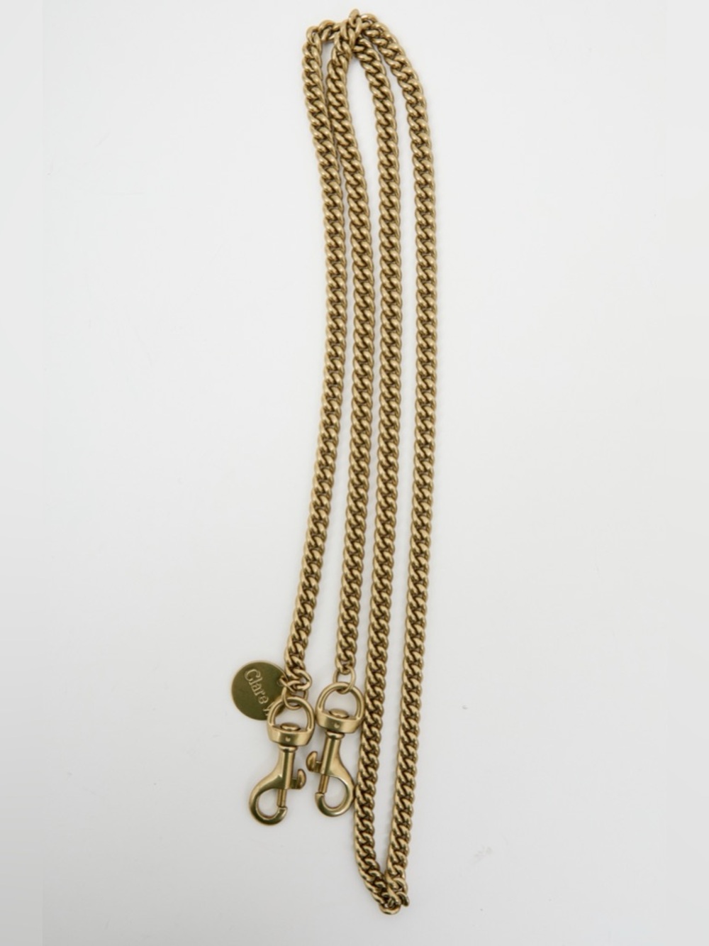 Clare V. Thin Brass Crossbody Strap